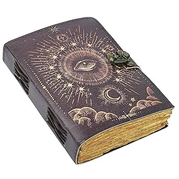 靴 cheaney leather journal standard model Amazon.com: Galaxy with Eye Vintage Leather Journal for Men